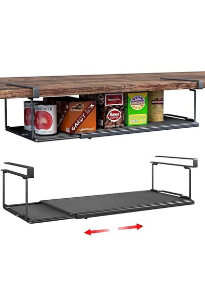 Arabest رف خزانة قابل للتوسيع، مناسب لخزانة المؤن، غرفة الغسيل، ورف الأحذية (...