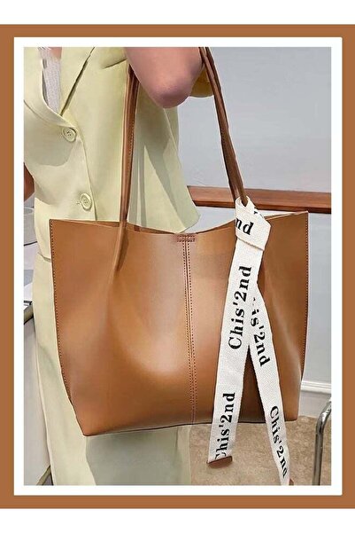 Arabest Large-capacity bag, all-match commuter, retro texture with fashion ri...