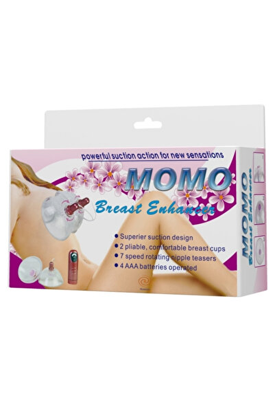 ss sexotic shop 7 Fonksiyonlu Göğüs Uyarıcı (Titreşimli &amp; Döner Başlıklı)