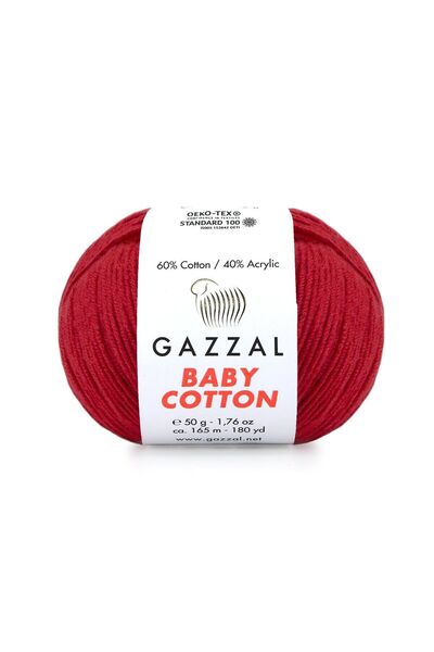 Gazzal Baby Cotton El Örgü İpi - Amigurumi İpi - 50gr
