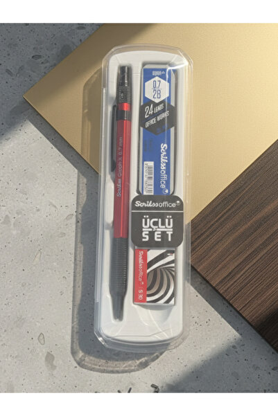 Scrikss Graph-X Versatil Tip Pen Tip+Eraser 3-Piece School Set Crystal Box 0....