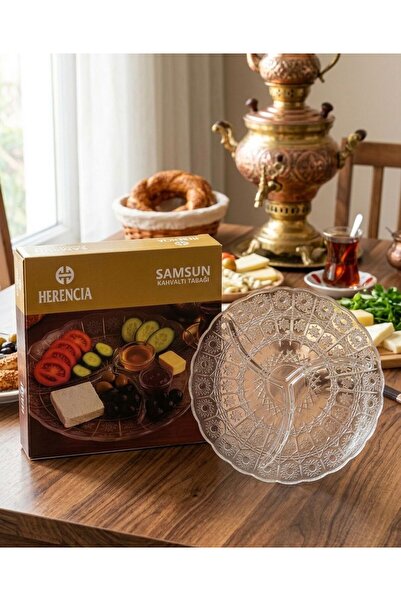 Herencia 3 Bölmeli Kahvaltı Tabağı