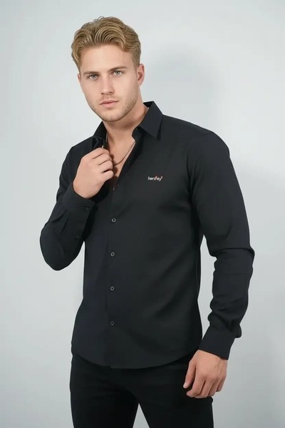 Hersley New Season Modal Woven Men's Shirt