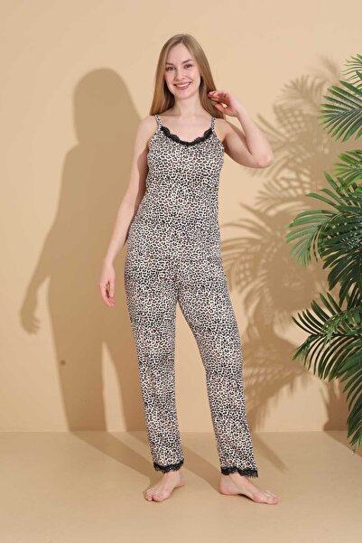 CALİA Ženski set od Leopard dezen Čipka delova sa užetom i remenom Ö Pleteno ...