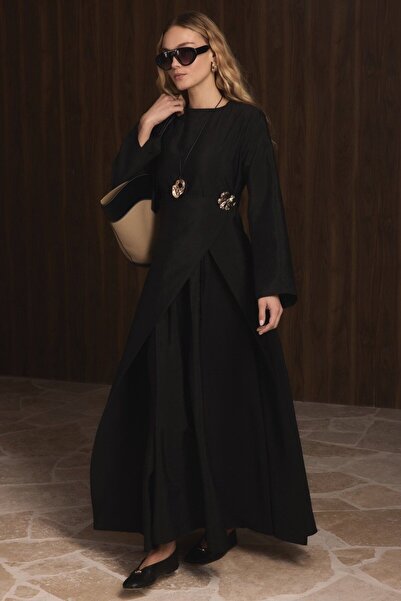 Ahel ZOYE ÖNÜ BROŞLU CUPRA ELBİSE