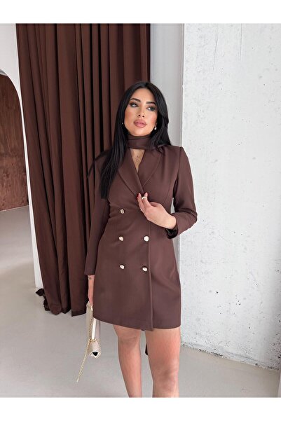 Göker Life Premium Jacket Dress with Shawl