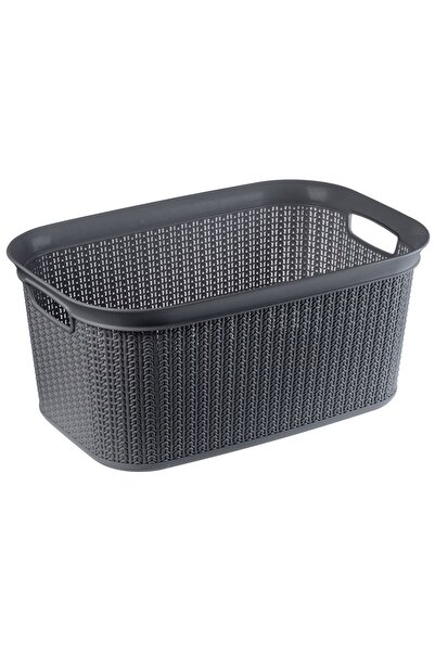 KADAX Coș, Lavoar de rufe, Bol, Recipient pentru baie, 27L, Gri