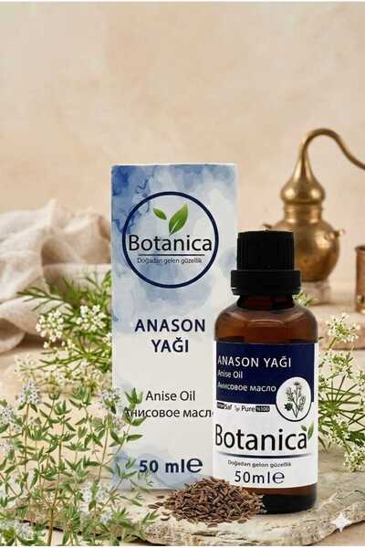 botanica زيت اليانسون العطري النقي 100% (بيمبينيلا أنيسوم) 50 مل - إكسير العن...