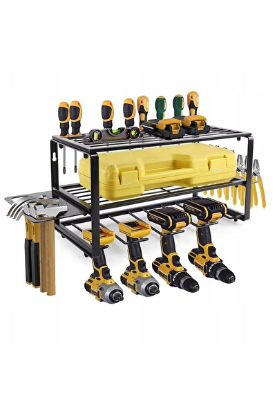 zola Wall organizer for power tools, 3 shelves, 2 side supports, 40x19.5x20 c...