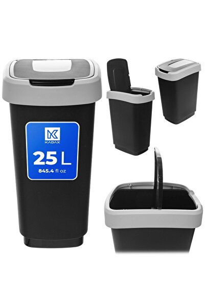 KADAX Coș de gunoi 25L, container de separare a deșeurilor cu capac