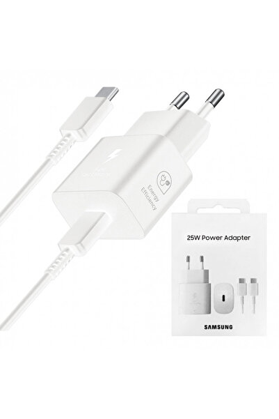 Samsung Încărcător de perete USB-C, 25W + Cablu Type-C - (EP-T2510XWEGEU) - A...