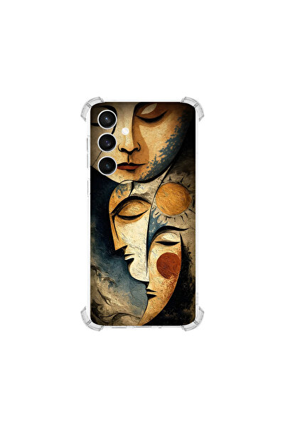 PrintiFy حافظة حماية للزوايا متوافقة مع هاتف سامسونج جالاكسي S24FE بتصميم Met...