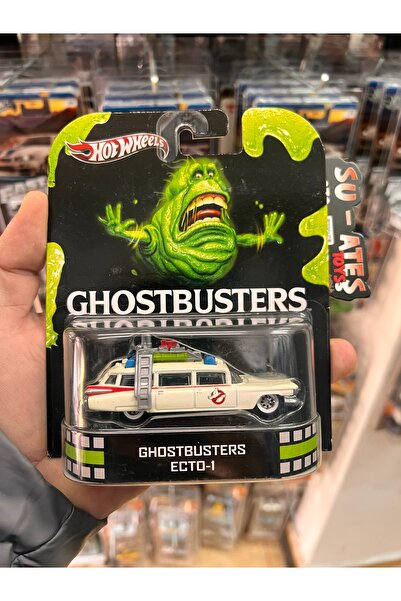 HOT WHEELS Ghostbusters Ecto-1 (1.64 ölçek özel seri) 2012 üretim