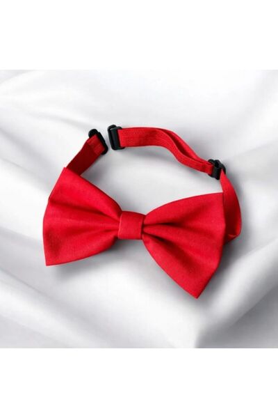 Melomio Baby Kids Red Children's Bow Tie