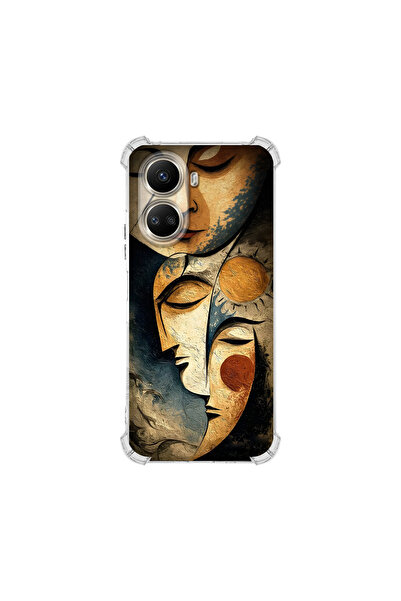 PrintiFy حافظة حماية للزوايا متوافقة مع هاتف هواوي نوفا 10 سي، تصميم ميتامورف...