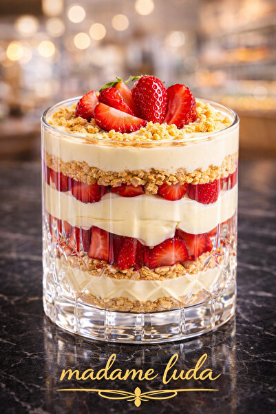 MADAME LUDA كوب تقديم الحلوى من كام ماغنوليا - 6 قطع 340 مل/ماجنوليا/حلوى الح...