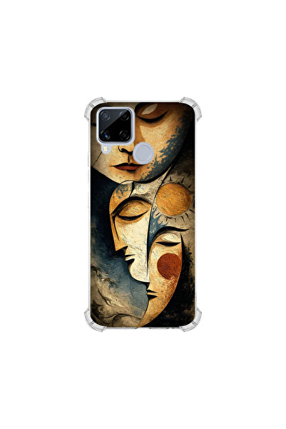 PrintiFy حافظة حماية للزوايا متوافقة مع هاتف Realme C15 مع تصميم Metamorphosi...