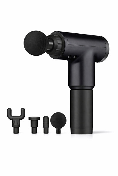 Otto Aparat de Masaj Muscular Profesional cu 4 Capete și 6 Viteze, Reîncărcab...