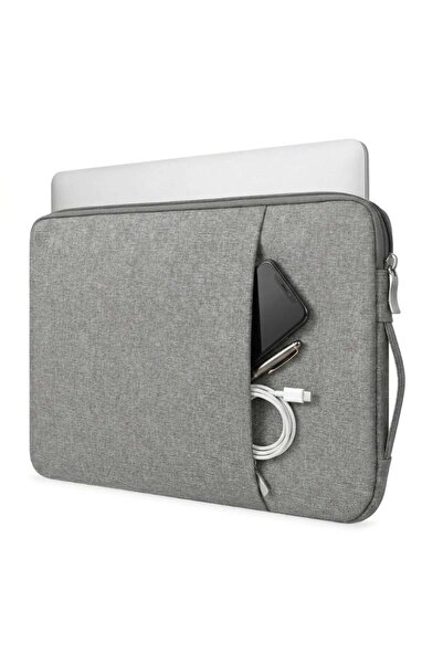 iUni Taška na notebook 13"-14", vodotesná, vonkajšie vrecko, sivá