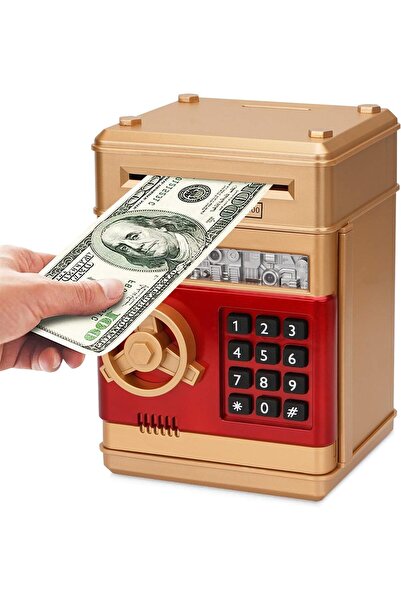 OEM Ηλεκτρονικός Κουμπαράς Χρηματοκιβώτιο για Παιδιά με Κωδικό, Φώτα και Μουσ...