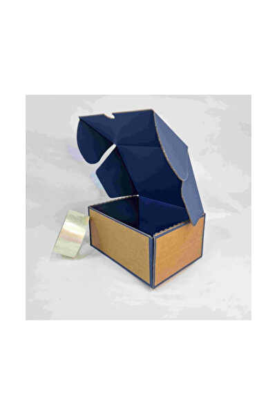 Generic صناديق شحن مموجة، عبوة من 20 صندوقًا، 21.5 × 16.5 × 11 سم، صناديق بري...