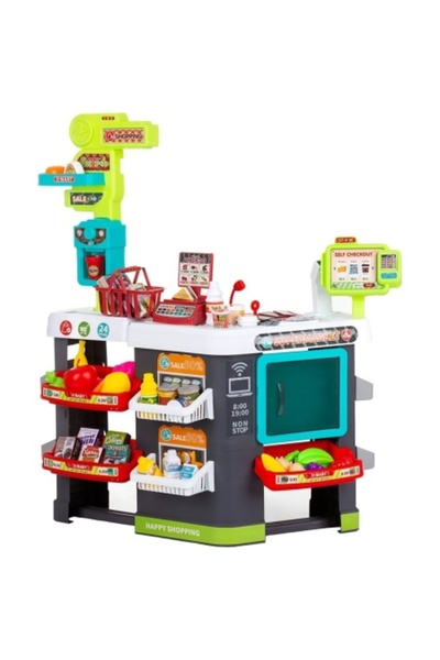 Chipolino Supermarket Toy Set 87 cm with Lights, Sounds and 81 Accessories