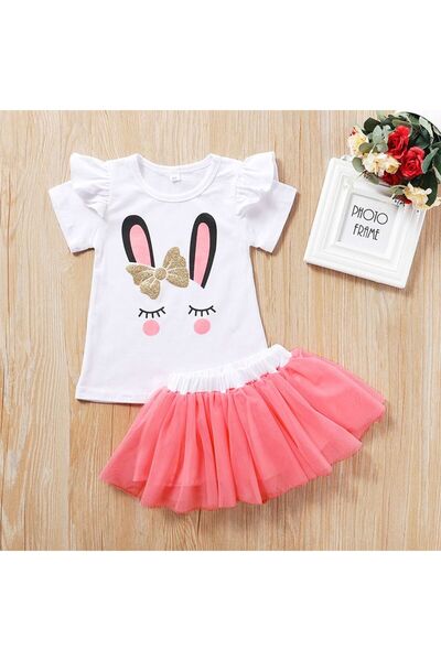 GENERAL Girls' two-piece set with a modern and attractive design, sizes 12-24...