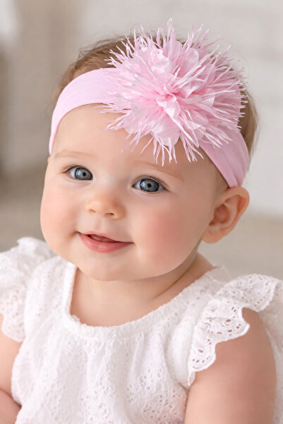baby socks Büyük Çiçekli Bebek Saç Bandanası – Özel Gün Konsepti