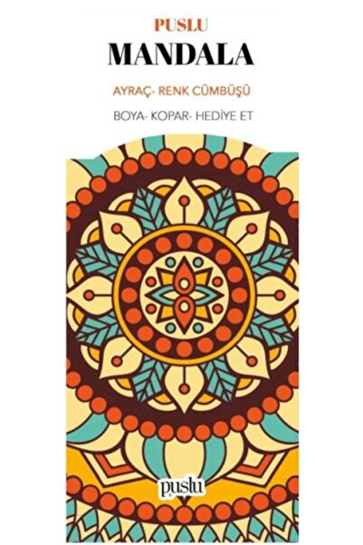 Timaş Yayınları Mandala Ayraç - Renk Cümbüşü