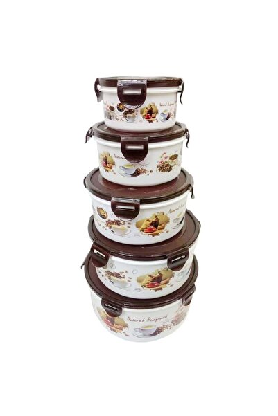 OEM Set de 5 recipiente din PVC pentru depozitarea alimentelor