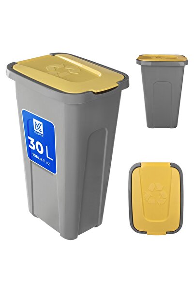 KADAX Waste Bin 30L Waste Sorting Container with Lid
