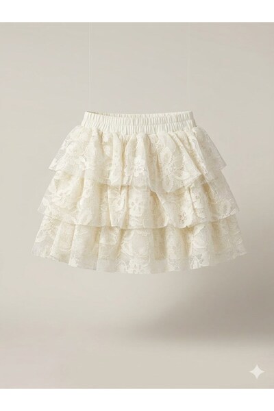 NK Fusta Brownie pentru fete 4-8 ani, crem