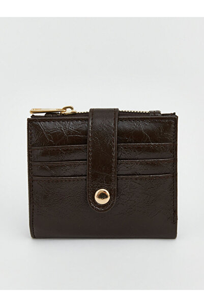 LC Waikiki Brown Leather Look Women's Wallet