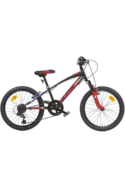 Dino Bikes Bicicletă MTB sport pentru băieți, 20", neagră, cu 6 viteze și sus...