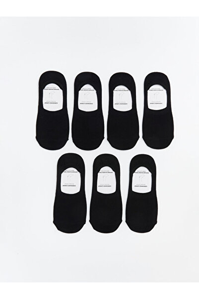 LC Waikiki Black Men's Ballet Socks 7-Pack