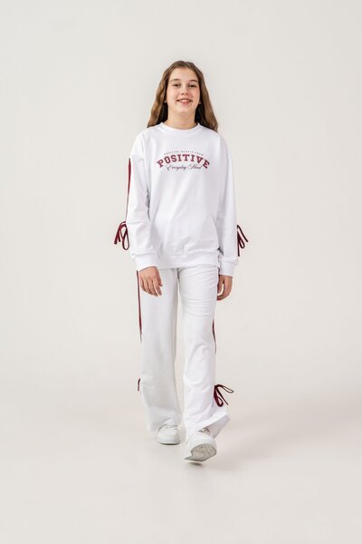 Mışıl Kids Pozitivni Štampano Gornji rukavi Sa paspulom Donji Sa paspulom Kra...