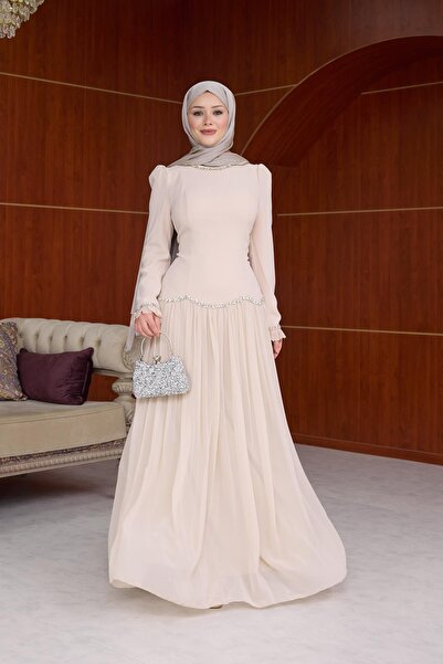 Hülya Keser Efulim Taş İşleme ve Plise Abiye - Vizon