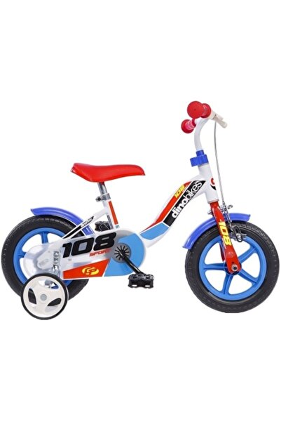Dino Bikes Jante sport 10" 108 alb-albastru cu frână