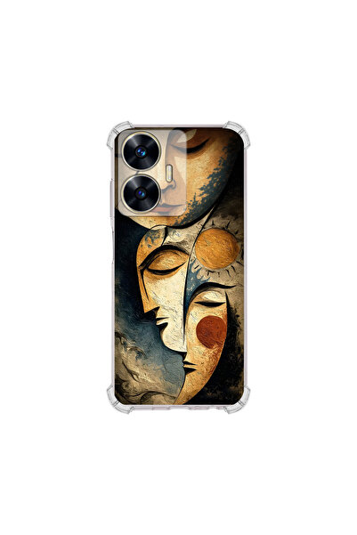 PrintiFy Corner Protection Case Compatible with Realme C55 Metamorphosis Clea...