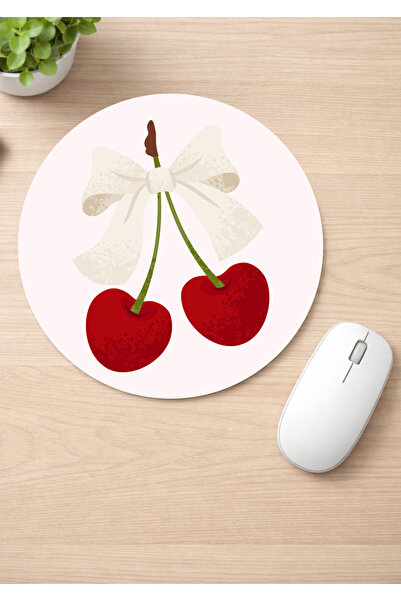 Eylül Design لوحة ماوس مستديرة مضادة للانزلاق من كيريز مطبوع، لوحة ماوس مريحة