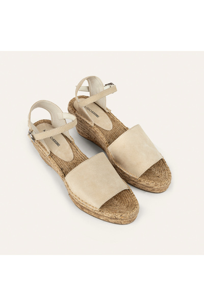 Mudo Wedge Heel Lu Leather Sandals