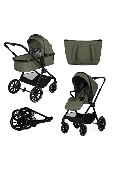ADAMEX Nova premium 2-in-1 stroller, two distinct parts, suspension, large an...