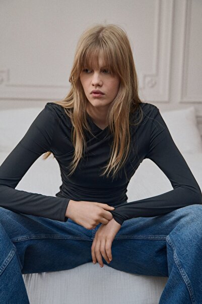 H&M Drapeli Jarse Üst