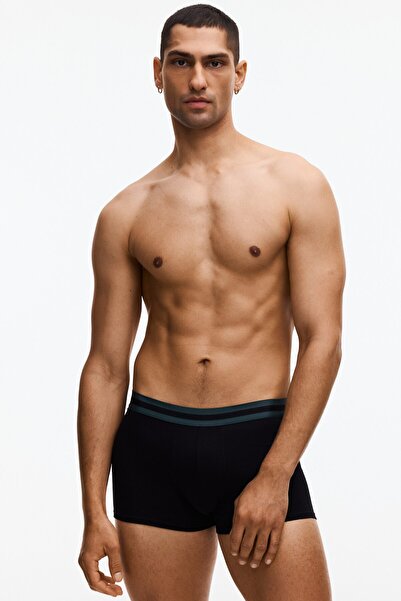 H&M 10'lu Pamuklu Kısa Boxer Şort