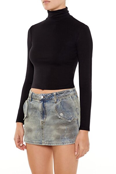 Forever 21 Dik Yaka Bluz