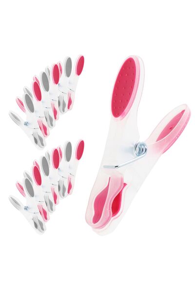 KADAX Clești de rufe, Clești de rufe, Cleme de rufe, Broaște puternice, 12 buc