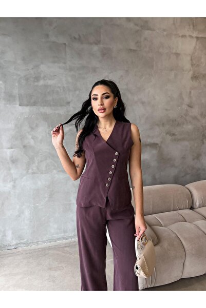 Göker Life Buttoned Vest Set Tak