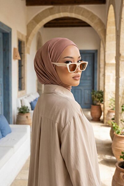 Aisha's Design Pamučni džersej Bonnet sa funkcijom pokrivanja vrata i ulazom ...