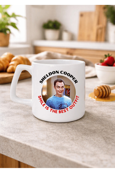 Eylül Design The Big Bang Theory Printed Ceramic Mug 250 ml Luxury