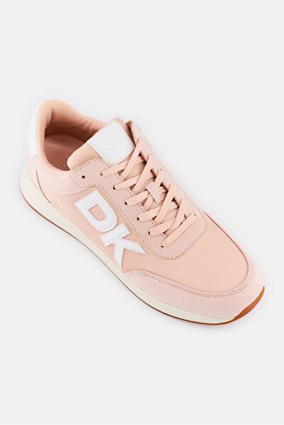 Dkny Women Oaks Logo Lace Up Casual Shoes, Light Pink